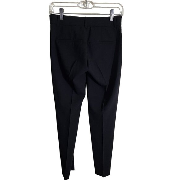 Vince Black Gray Striped Wool Career Pants Size 0 - Picture 2 of 4